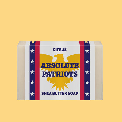 American-Made Absolute Patriots Citrus Shea Butter Soap