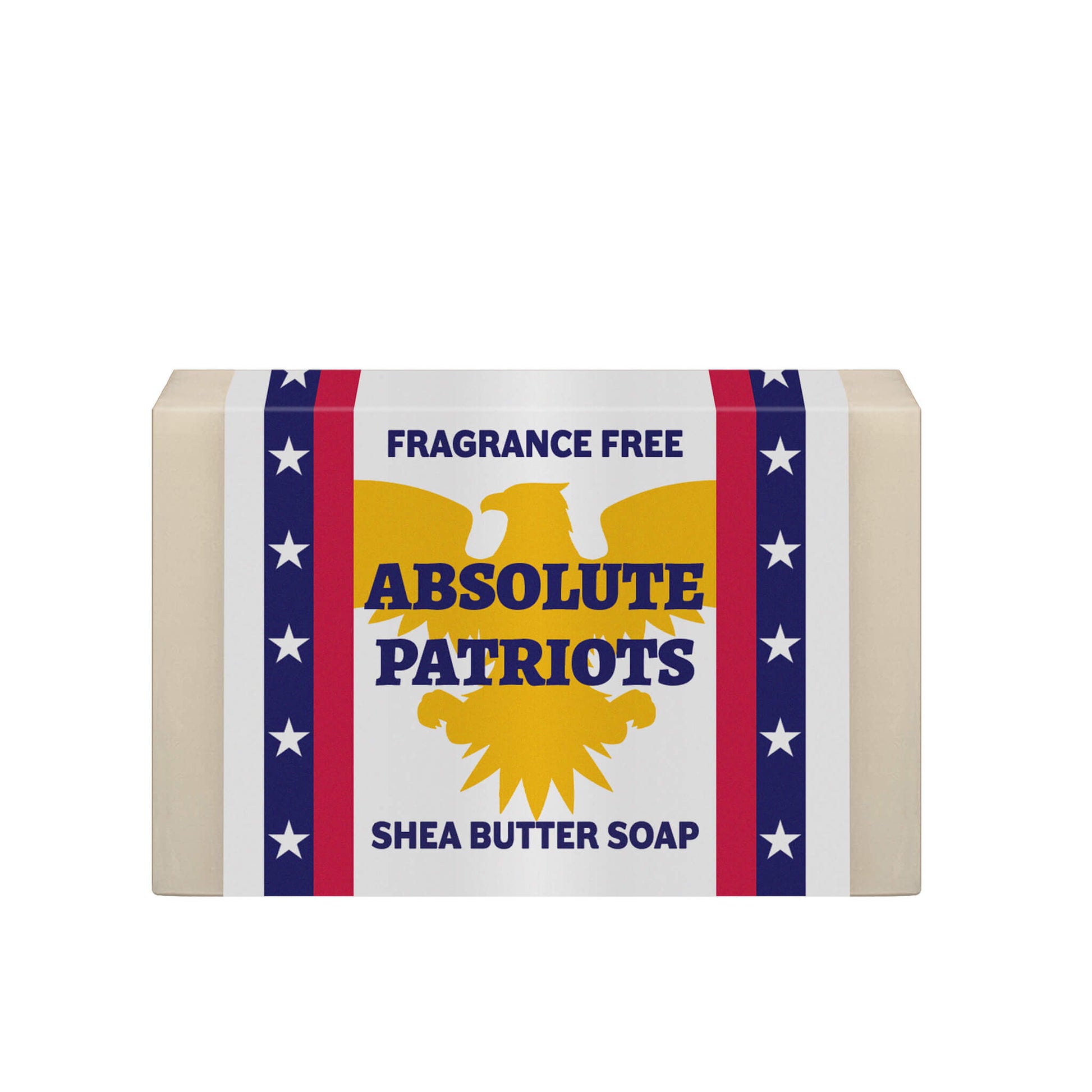 American-Made Absolute Patriots Fragrance Free Shea Butter Soap