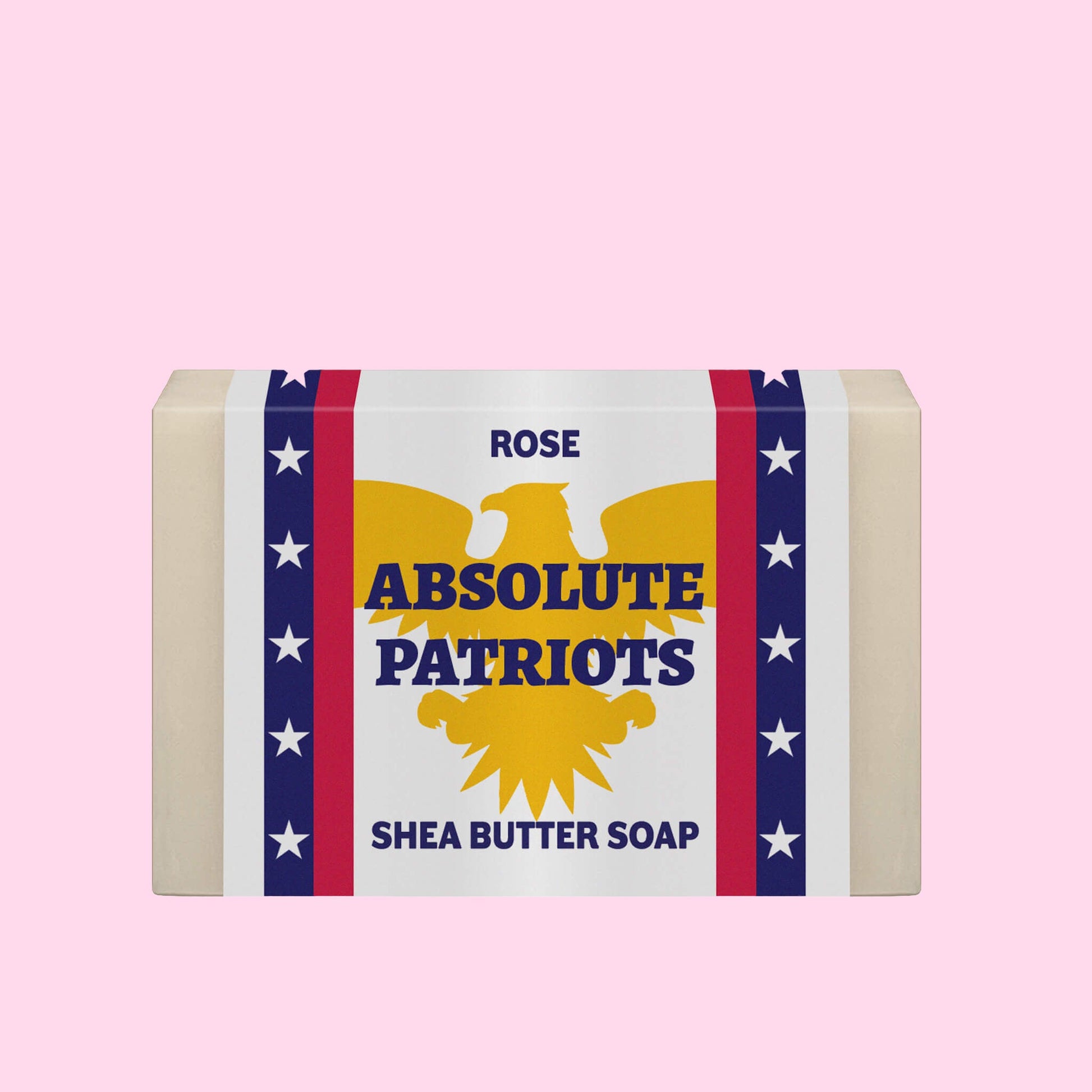 American-Made Absolute Patriots Shea Butter Rose Bar Soap