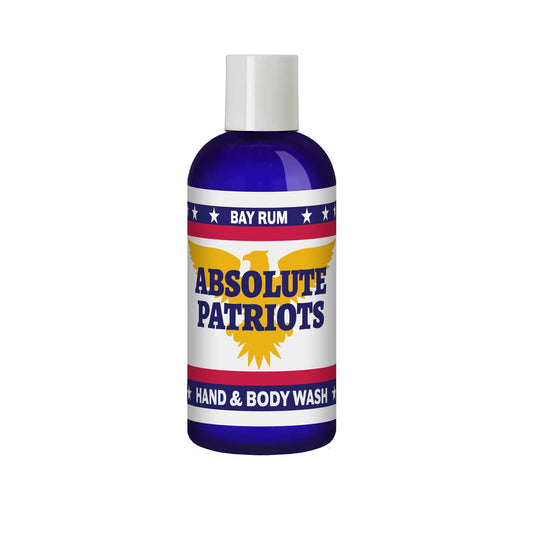 American-Made Absolute Patriots Bay Rum Scented Hand and Body Wash